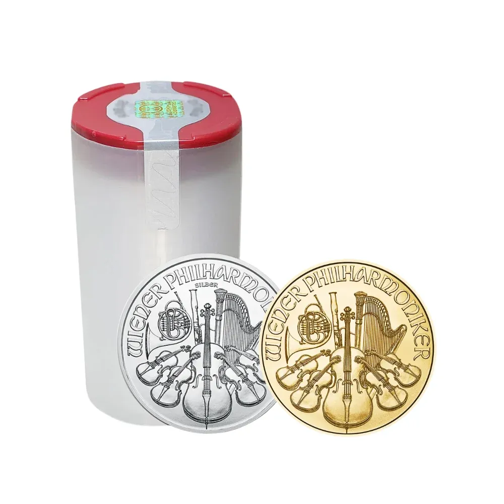 1oz Gold & Silver Philharmonic Wealth Builder Bundle