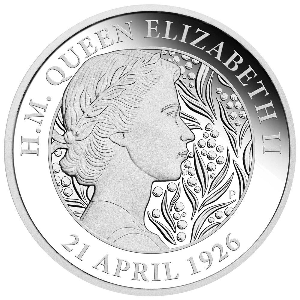 2021 Perth Mint - Her Majesty Queen Elizabeth II 95th Birthday - 1oz Silver Proof Coin front 1