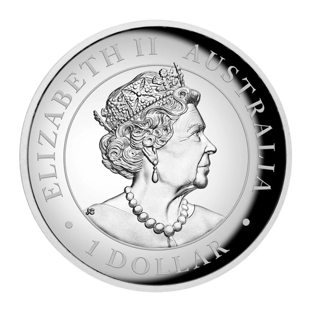 2022 Perth Mint Australian kangaroo 1oz High Relief Coloured Coin 2