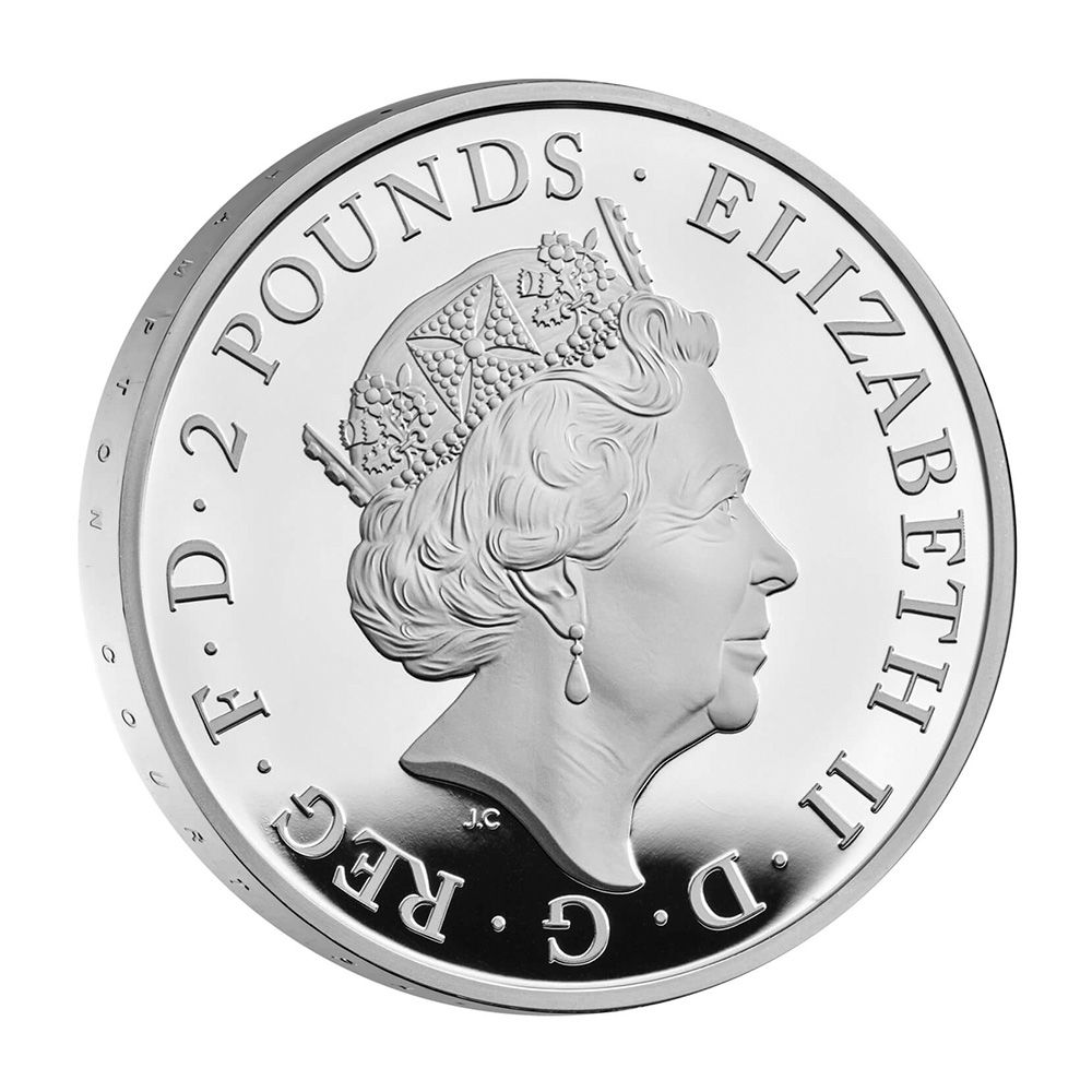 2022 Royal Mint 2oz Silver Proof Coin - Seymour Panther Back 2