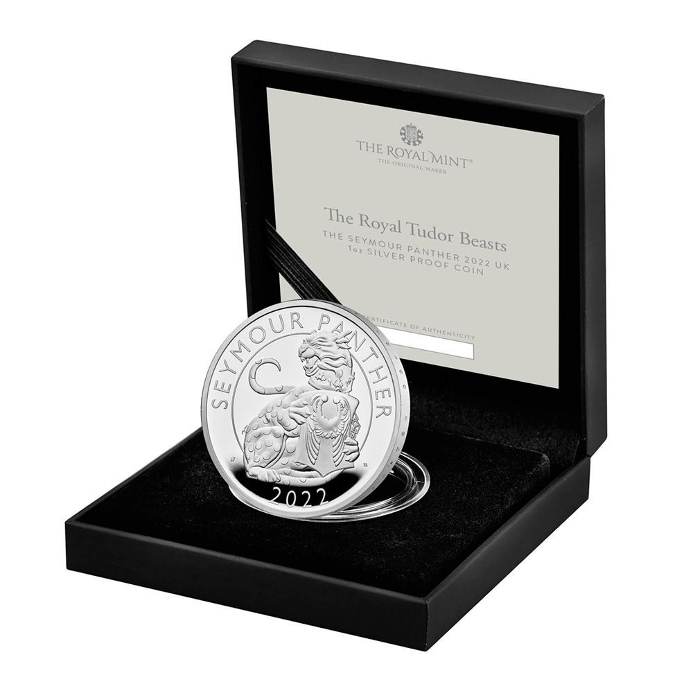 2022 Royal Mint 1oz Silver Proof Coin - Seymour Panther Case 3