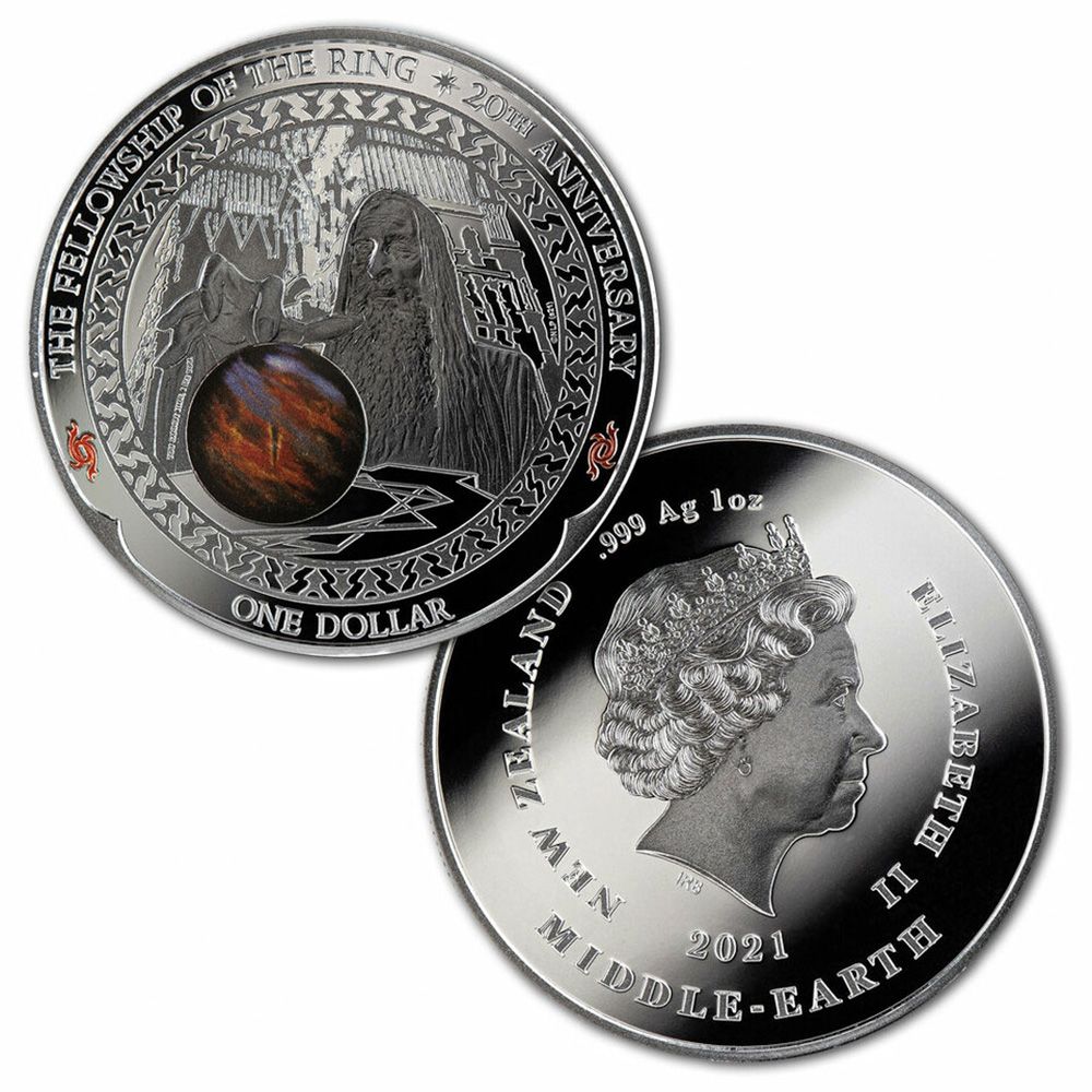 2021 LOTR 20th Anniversary Silver 3 x 1oz Coin Set - Shadow in the East 4