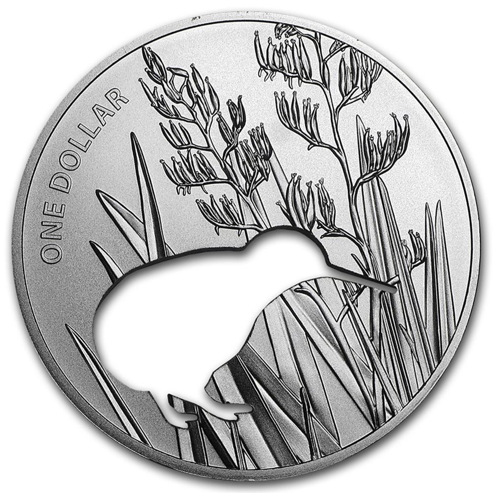 Silver 1oz Kiwi Silhouette Proof Coin-1