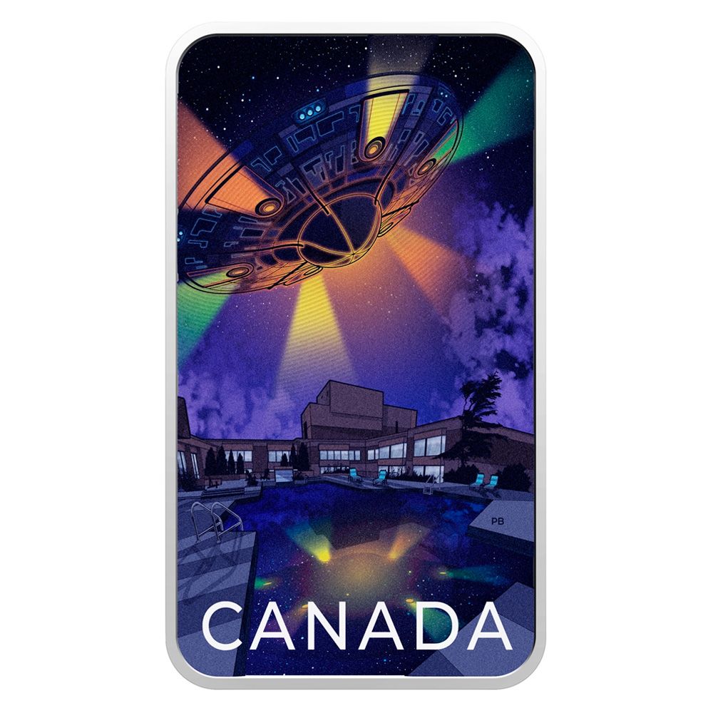 2021 1oz Coloured Silver - Canada's Unexplained Phenomena: The Montreal Incident
